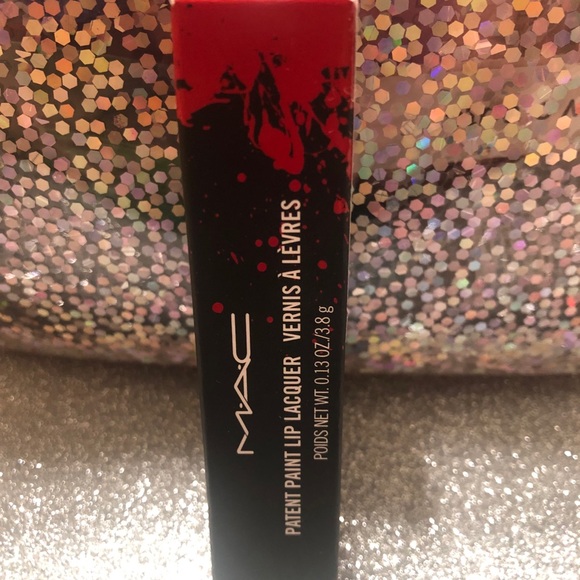 BNIB! MAC Patent Paint Lip lacquer Latex Love 592 - Picture 4 of 6